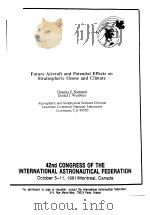 Future aircraft and potential effects on stratospheric ozone and climate（1991年10月 PDF版）