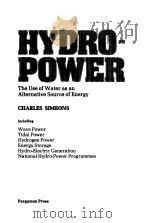 HYDRO-POWER PDF电子版封面 0080232698
