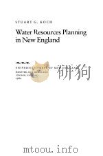 Water Resources Planning in New England（ PDF版）