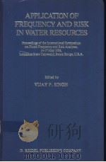APPLICATION OF FREQUENCY AND RISK IN WATER RESOURCES（ PDF版）