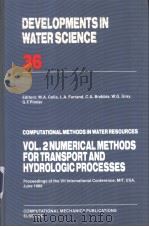 DEVELOPMENTS IN WATER SCIENCE36 PDF电子版封面 1853120073