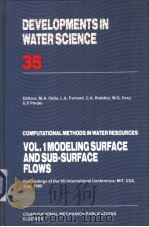 DEVELOPMENTS IN WATER SCIENCE35 PDF电子版封面 1853120065