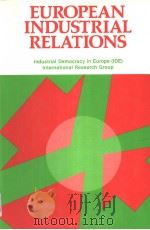 EUROPEAN INDUSTRIAL RELATIONS（ PDF版）