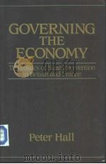 Governing the Economy PDF电子版封面 Peter A.Hall