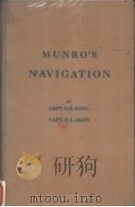 MUNRO‘S NAVIGATION PDF电子版封面