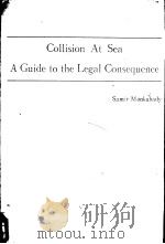 Collision At Sea A Guide to the Legal Consequence PDF电子版封面 0444851550