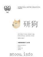 INTERNATIONAL MARITIME DANGEROUS GOODS CODE (IMDG CODE) EMERGENCY PROCEDURES FOR SHIPS CARRYING DANG PDF电子版封面 9280112279