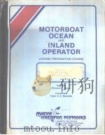 MOTORBOAT OCEAN AND INLAND OPERATOR CHAPTER 3 WEATHER PDF电子版封面