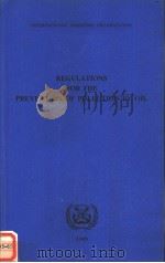 REGULATIONS FOR THE PREVENTION OF POLLUTION BY OIL PDF电子版封面 9280111983