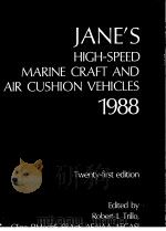 JANE‘S HIGH-SPEED MARINE CRAFT AND AIR CUSHION VEHICLES 1988 PDF电子版封面