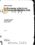 An Investigation of the Forced Ventilation in Containership Holds PDF电子版封面
