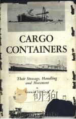 Cargo Containers Their Stowage，Handling and Movement（ PDF版）