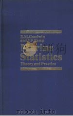 Marine Statistics Theory and Practice     PDF电子版封面  0540073792   