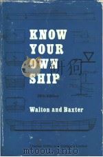 Know your own ship 28th Edition Walton and Baxter     PDF电子版封面     