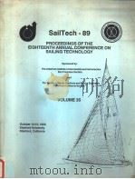 SailTech-89 PROCEEDINGS OF THE EIGHTEENTH ANNUAL CONFERENCE ON SAILING TECHNOLOGY VOLUME 35 PDF电子版封面