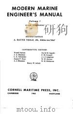 MODERN MARINE ENGINEER‘S MANUAL Volume Ⅰ 5 BEARINGS AND SHAFTING PDF电子版封面