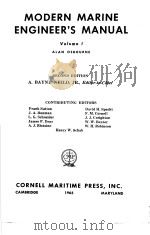 MODERN MARINE ENGINEER‘S MANUAL Volume Ⅰ 10 BOILERS PDF电子版封面