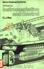 Notes on Instrumentation and Control PDF电子版封面 054007344X