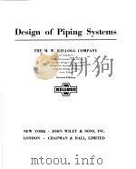 Design of Piping Systems PDF电子版封面