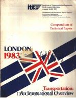 Compendium of Technical Papers LONDON 1983 SESSION 8 SEVEN MILE BUSWAY IN SPARSELY POPULATED COUNTRY PDF电子版封面