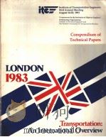 Compendium of Technical Papers LONDON 1983 SESSION 9 LIGHT RAIL IN EUROPE     PDF电子版封面     