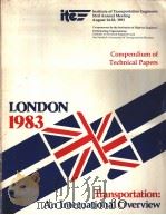 Compendium of Technical Papers LONDON 1983 SESSION 14 CITRAC-CENTRALLY INTEGRATED TRAFFIC CONTROL PDF电子版封面