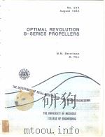 OPTIMAL REVOLUTION B-SERIES PROPELLERS August 1982 No.244 PDF电子版封面