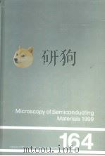 Microscopy of Semiconducting Materials 1999 PDF电子版封面 0750306505 A G Cullis and R Beanland