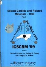 Silicon Carbide and Related Materials-1999 (Part 1 and Part 2) PDF电子版封面 0878498540
