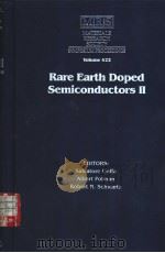 Rare Earth Doped Semiconductors II PDF电子版封面 1558993258 Salvatore Coffa Albert Polman