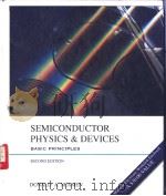 SEMICONDUCTOR PHYSICS AND DEVICES PDF电子版封面 0256208697 Donald A. Neamen