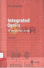Integrated Optics:theory and technology PDF电子版封面 35405948174 Robert G.Hunsperger