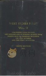WEST INDIES PILOT VOL Ⅱ TENTH EDITION 1955 PDF电子版封面