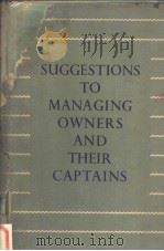 SUGGESTIONS TO MANAGING OWNERS AND THEIR CAPTAINS（ PDF版）