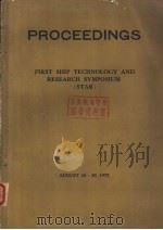 PROCEEDINGS FIRST SHIP TECHNOLOGY AND RESEARCH SYMPOSIUM (STAR) Recent Results of Tests In The NSMB PDF电子版封面