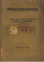 PROCEEDINGS FIRST SHIP TECHNOLOGY AND RESEARCH SYMPOSIUM (STAR) Blunt Bow Forms and Wave Breaking PDF电子版封面