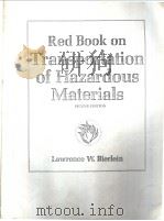 Red Book on Transportation of Hazardous Materials SECOND EDITION PDF电子版封面