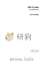 Bills of Lading Law and Practice PDF电子版封面 0412239604