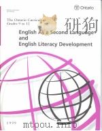 English As a Second Language and English Literacy Development PDF电子版封面