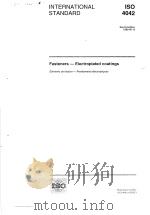 Fasteners-Electroplated coatings  ISO4042（ PDF版）