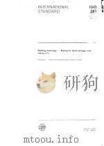 Rolling bearings-Dynamic load ratings and rating life  ISO281（1990 PDF版）