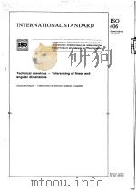 Technical drawings-Tolerancing of linear and angular dimensions  ISO406（1987 PDF版）