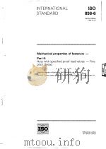 Mechanical properties of fasteners-Part6：Nuts with specified proof load values-Fine pitch thread  IS（1994 PDF版）