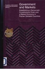 Government and Markets（ PDF版）