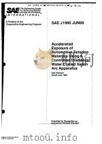 Accelerated Exposure of Automotive Exterior Materials Using a Controlled lrradiance Water Cooled Xen PDF电子版封面