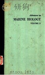 Advances in MARINE BIOLOGY VOLUME 11 PDF电子版封面 0120261111