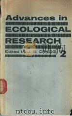 Advances in ECOLOGICAL RESEARCH VOLUME 2 PDF电子版封面