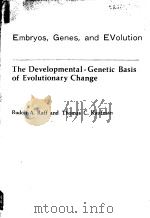 Embryos,Genes,and Evolution The Developmental-Genetic Basis of Evolutionary Change PDF电子版封面 0023975008