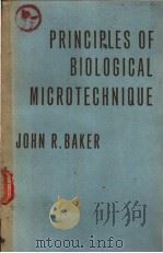 PRINCIPLES OF BIOLOGICAL MICROTECHNIQUE（ PDF版）