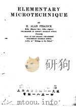 ELEMENTARY MICROTECHNIQUE（ PDF版）